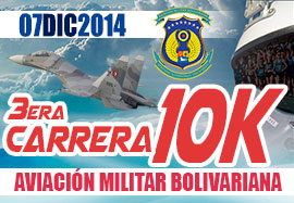 3era. Carrera 10k Aviación Militar Bolivariana