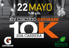 2da Carrera 10K XIV Circuito Gatorade